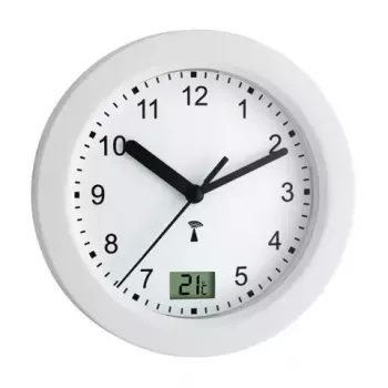 Orologio da parete/da tavolo TFA 60.3501 — rotondo bianco, 170×59 mm, AA 1,5V