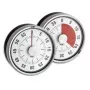 TFA-Dostmann 38.1028.10 Puck orologio da cucina analogico, nero/argento