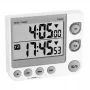 Timer da cucina digitale TFA-Dostmann 38.2025 bianco 5999 min