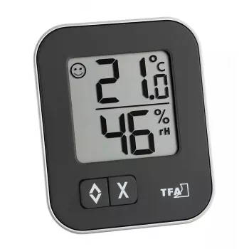 Igrometro TFA-Dostmann MOXX igrometro a capello nero