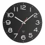 Orologio da parete radiocontrollato analogico TFA-Dostmann 310 mm nero