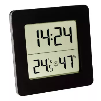 Igrometro elettronico per interni TFA-Dostmann 30.5038 nero
