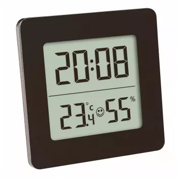 Igrometro elettronico per interni TFA-Dostmann 30.5038 nero