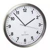 Orologio al quarzo da parete/da tavolo TFA 60.3523.02 — rotondo argento/bianco, 305 mm, AA 1,5 V