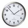 Orologio al quarzo da parete/da tavolo TFA 60.3523.02 — rotondo argento/bianco, 305 mm, AA 1,5 V