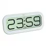 Orologio digitale TFA-Dostmann 60.4514 ovale bianco LCD 321mm