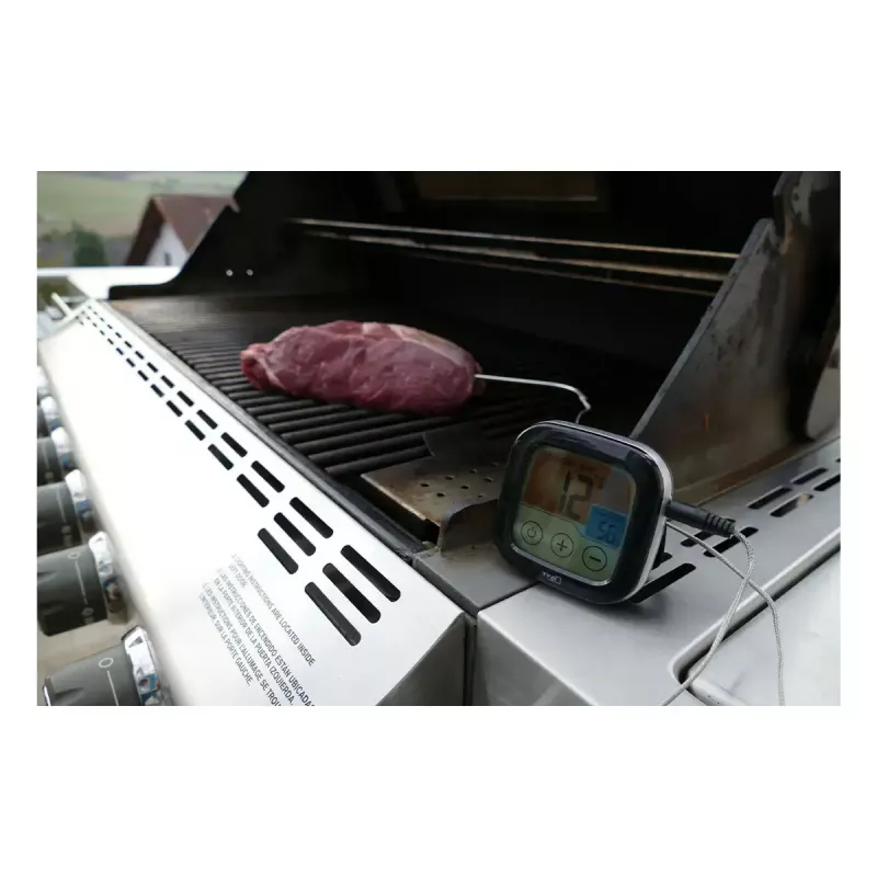 Termometro digitale per carne BBQ tfa dostmann 14.1509.01 — batteria AAA, 72×72×25 mm