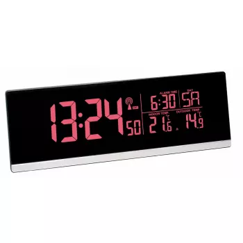 Sveglia digitale TFA-Dostmann 60.2548.01 nero a batteria