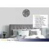 Orologio da parete TFA-Dostmann CONTOUR rotondo grigio bianco 35 cm
