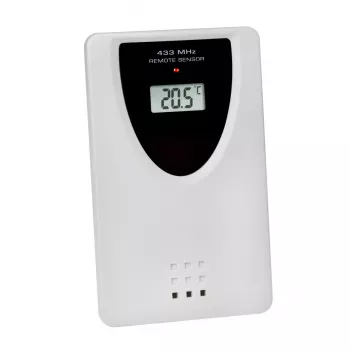 Sveglia digitale TFA-Dostmann 60.4518.08 legno LCD 433 MHz