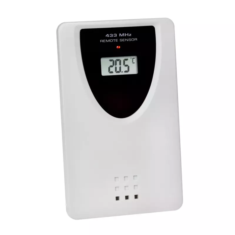 Sveglia digitale TFA-Dostmann 60.4518.08 legno LCD 433 MHz