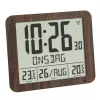 Sveglia digitale TFA-Dostmann 60.4518.08 legno LCD 433 MHz