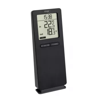 Termometro ambiente elettronico TFA-Dostmann 30.3071.01 interno/esterno digitale 0-50°C