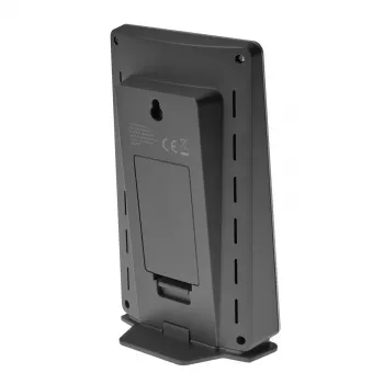 Termometro ambiente elettronico TFA-Dostmann 35.1162.54 interno/esterno nero argento