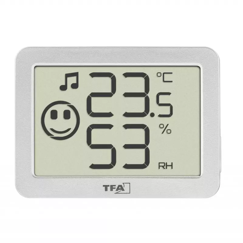Sensore di temperatura e umidità per interni TFA-Dostmann 30.5055.02 a sé stante senza fili