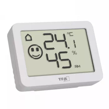 Sensore di temperatura e umidità per interni TFA-Dostmann 30.5055.02 a sé stante senza fili