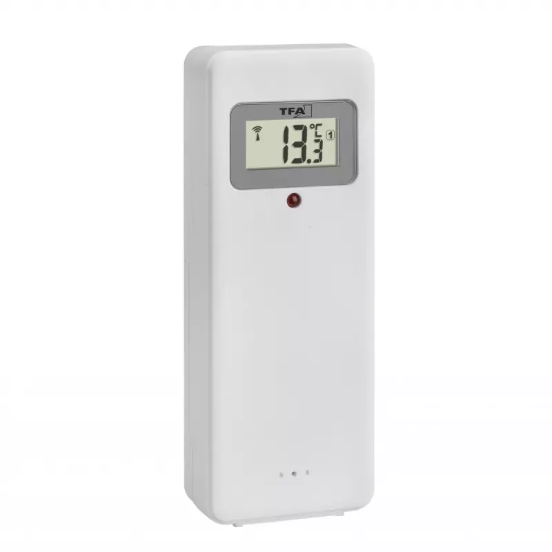 Sveglia digitale TFA-Dostmann 60.4523.01 nero LCD