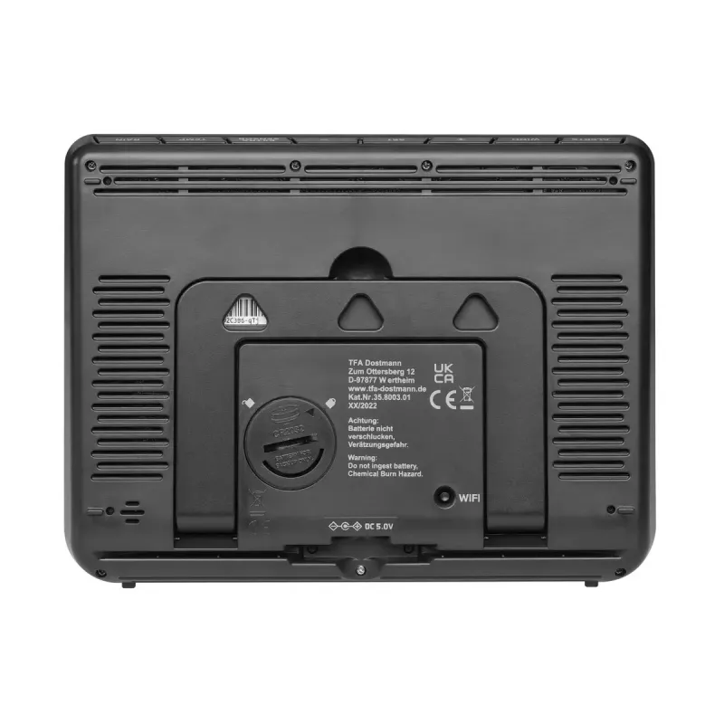 TFA-Dostmann View Pro nero DC/batteria Wi-Fi anemometro termometro igrometro barometro