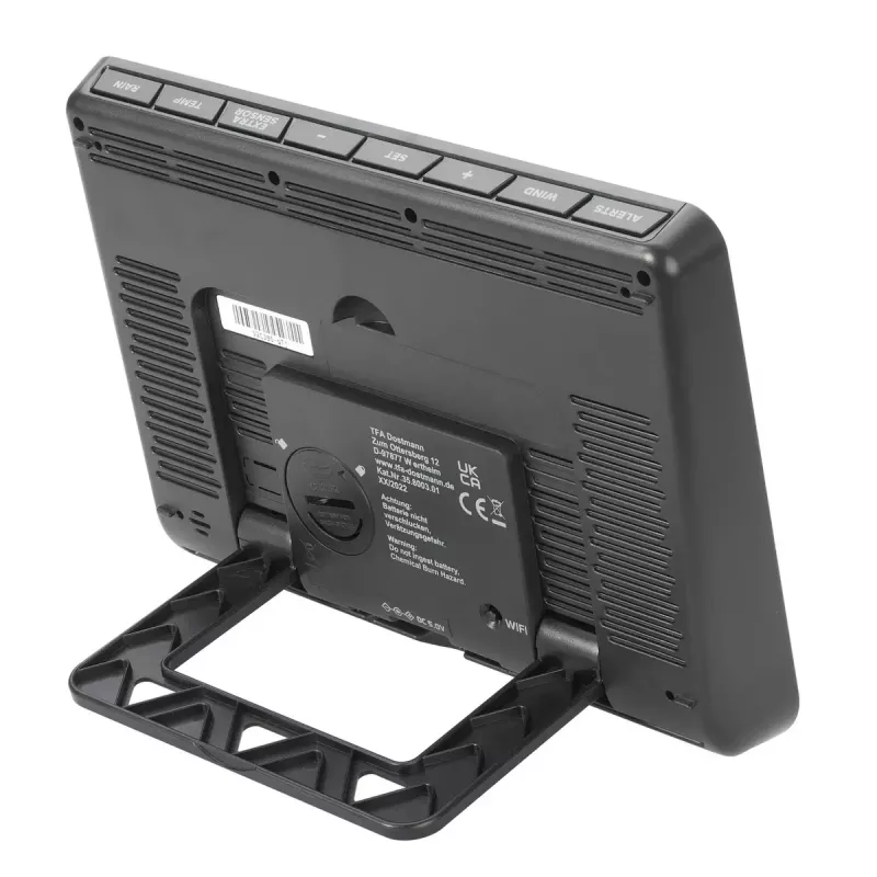TFA-Dostmann View Pro nero DC/batteria Wi-Fi anemometro termometro igrometro barometro