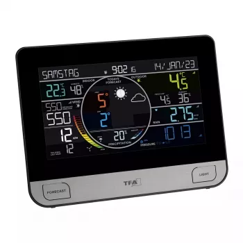 TFA-Dostmann View Pro nero DC/batteria Wi-Fi anemometro termometro igrometro barometro