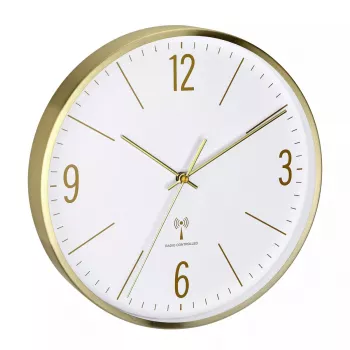 Orologio analogico TFA-Dostmann 60.3534.53 rotondo oro batteria AA 1,5 V