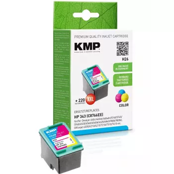 Cartuccia KMP HP C8766E n.343 colore