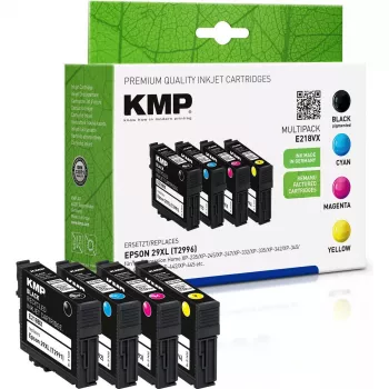 KMP Epson T2996 Multip. 450-470S E218VX rigenerata nero