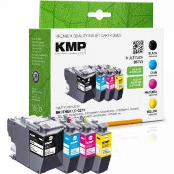 KMP Brother LC3219VALDR multipack nero