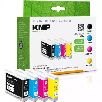 Cartuccia KMP Brother LC-1000VAL Multip. 400-500S nero