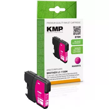 Cartuccia KMP Brother LC-1100M magenta