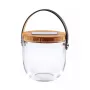 Lampada da tavolo Krinner LUMIX Deco Glass Basic LED trasparente bambù vetro