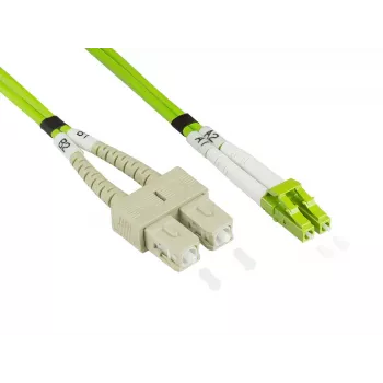 Cavo in fibra ottica Alcasa LW-820LS5 20 m LC SC verde