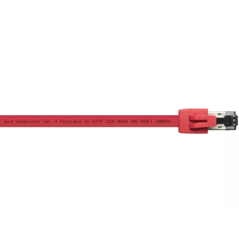 Cavo di rete Alcasa 8080-150R rosso 15 m Cat8.1 S/FTP