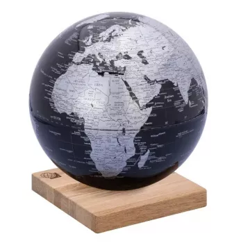 Globo politico TROIKA EXPLORER 360° 25 cm Classic da tavolo nero argento