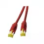 Cavo di rete EFB Elektronik K8560RT.7,5 RJ-45 Cat6a 7,5 m rosso