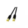 Cavo di rete EFB Elektronik K8560SW.1 RJ45 Cat6a 1 m nero
