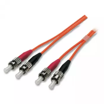 EFB O6013.2 jumper duplex ST-ST 50/125 OM2 arancione 2 m