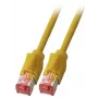 Cavo di rete EFB Elektronik K8708GE.7,5 RJ-45 Cat6a 7,5 m giallo