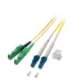 Cavo in fibra ottica EFB Elektronik O0937.25 E-2000 (LSH) LC OS2 25 m giallo