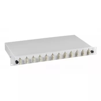 Splice box parzialmente montata SC OM4 espandibile 12 adattatori EFB Elektronik B61203.12OM4