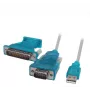 Ecolan cavo convertitore da USB 2.0 a RS232, FTDI-232RL, 1,8 m