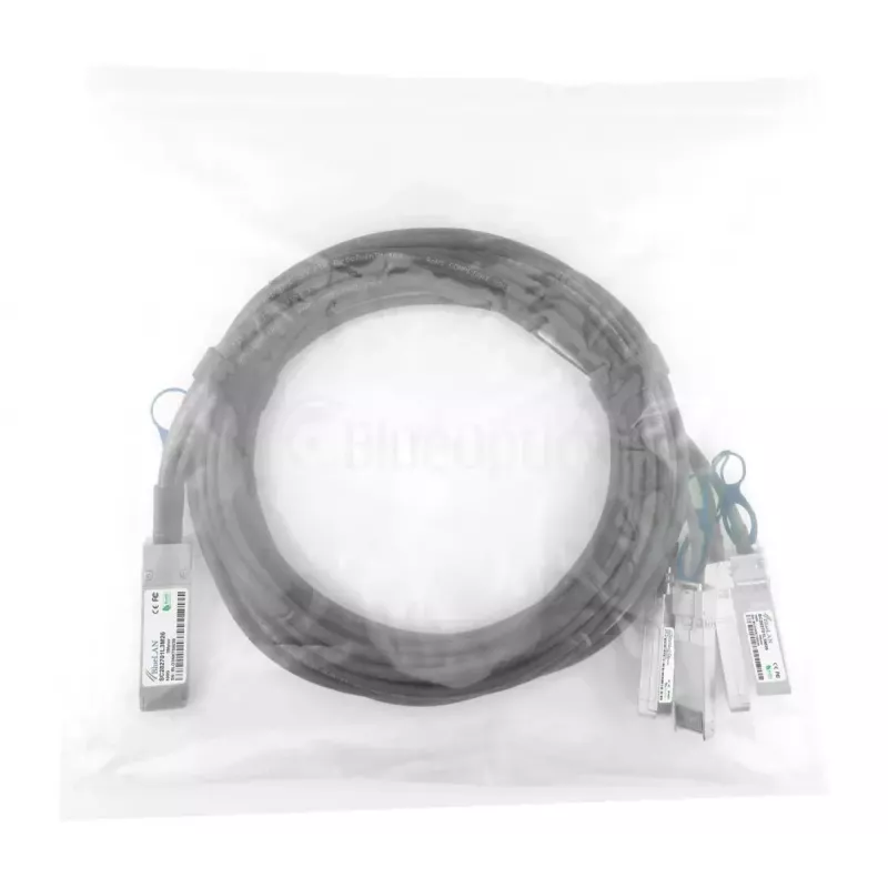 Cavo di rete BlueOptics YFNDD-BL QSFP28 4xSFP28 InfiniBand 2 m arancione