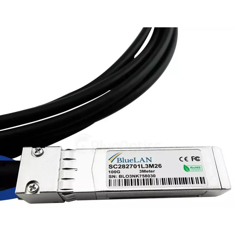 Cavo di rete BlueOptics YFNDD-BL QSFP28 4xSFP28 InfiniBand 2 m arancione