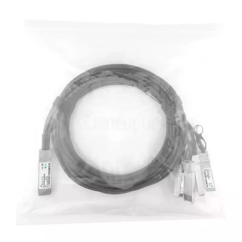 Cavo di rete BlueOptics ET7402-25DAC-2M-BL QSFP28 4xSFP28 InfiniBand 2 m nero