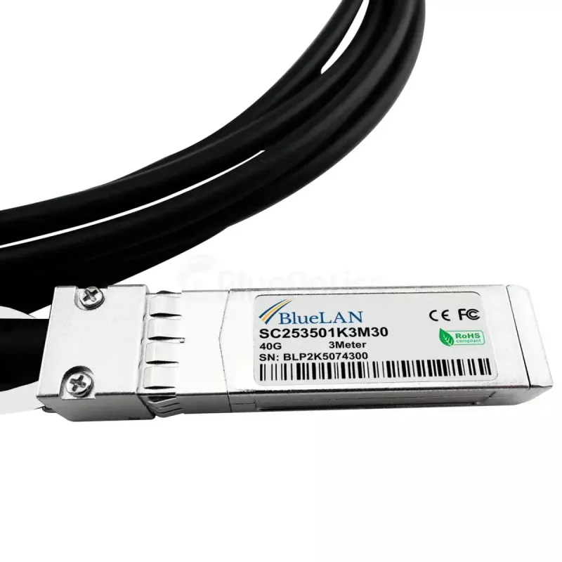 Cavo di rete BlueOptics ET7402-25DAC-2M-BL QSFP28 4xSFP28 InfiniBand 2 m nero
