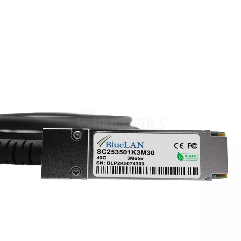Cavo di rete BlueOptics ET7402-25DAC-2M-BL QSFP28 4xSFP28 InfiniBand 2 m nero