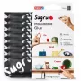 Pasta adesiva modellabile Tesa 41286-00000-01 nero – confezione da 8 pezzi