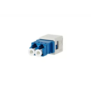 Adattatore in fibra ottica METZ CONNECT 1402L00820MI LC/SM blu bianco ceramica