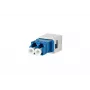 Adattatore in fibra ottica METZ CONNECT 1402L00820MI LC/SM blu bianco ceramica