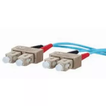 Cavo in fibra ottica METZ CONNECT 151J1EOEO10E 2x SC OM3 1 m aqua